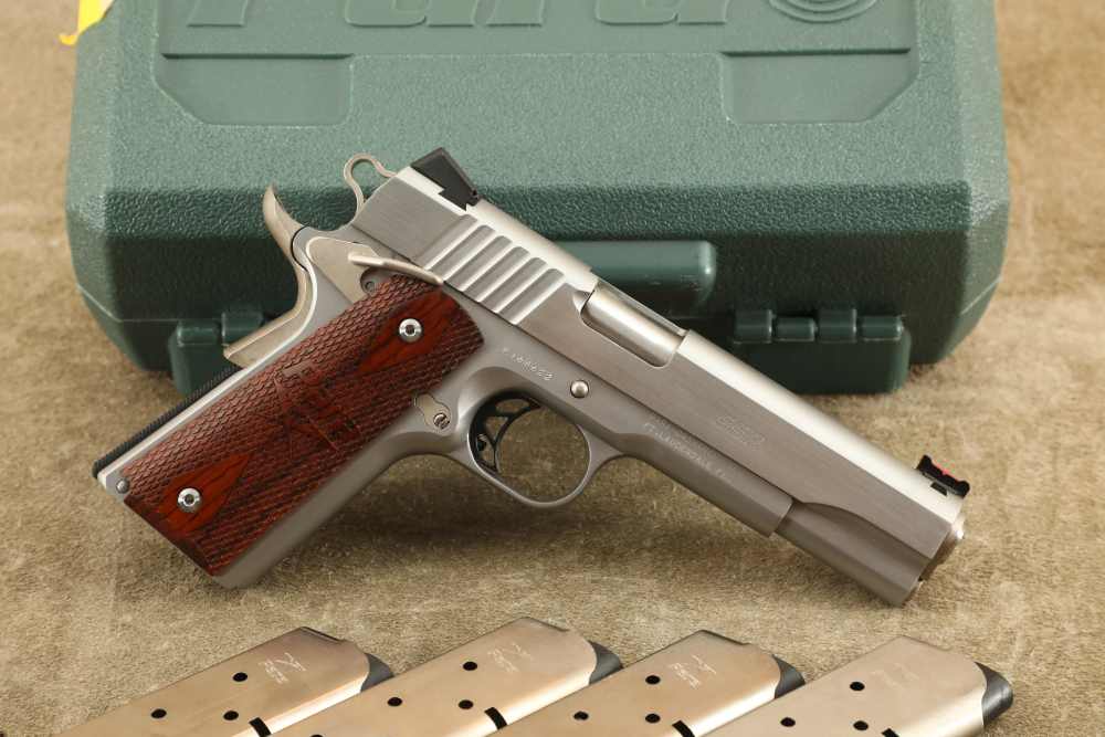 Para-Ordnance 1911 SSP .45 ACP 5" Stainless Semi Auto Pistol Case & 3 Mags-img-2