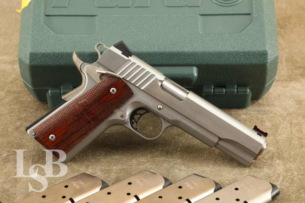 Para-Ordnance 1911 SSP .45 ACP 5" Stainless Semi Auto Pistol Case & 3 Mags-img-0