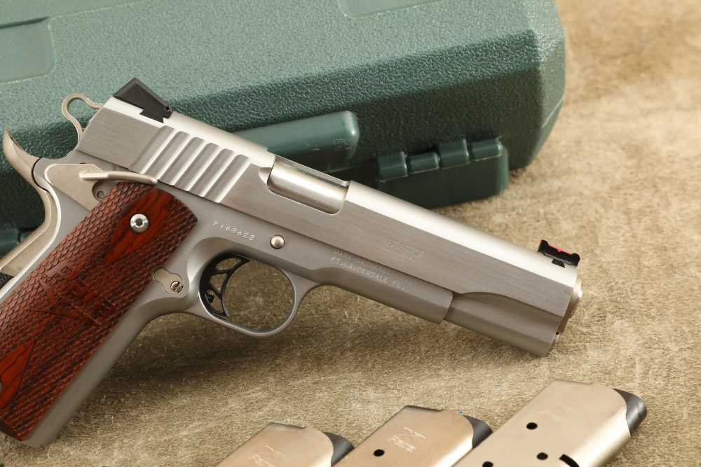Para-Ordnance 1911 SSP .45 ACP 5" Stainless Semi Auto Pistol Case & 3 Mags-img-5