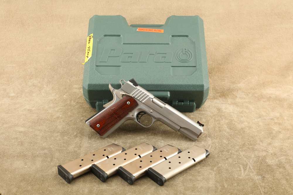 Para-Ordnance 1911 SSP .45 ACP 5" Stainless Semi Auto Pistol Case & 3 Mags-img-3