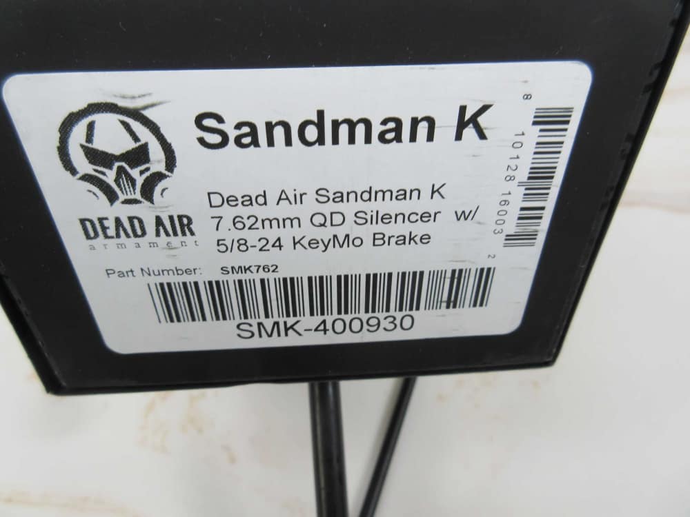 Dead Air Armament Sandman-K Black 7.62 5.4-inch Suppressor-img-4