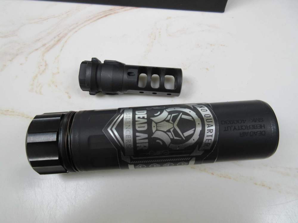 Dead Air Armament Sandman-K Black 7.62 5.4-inch Suppressor-img-1