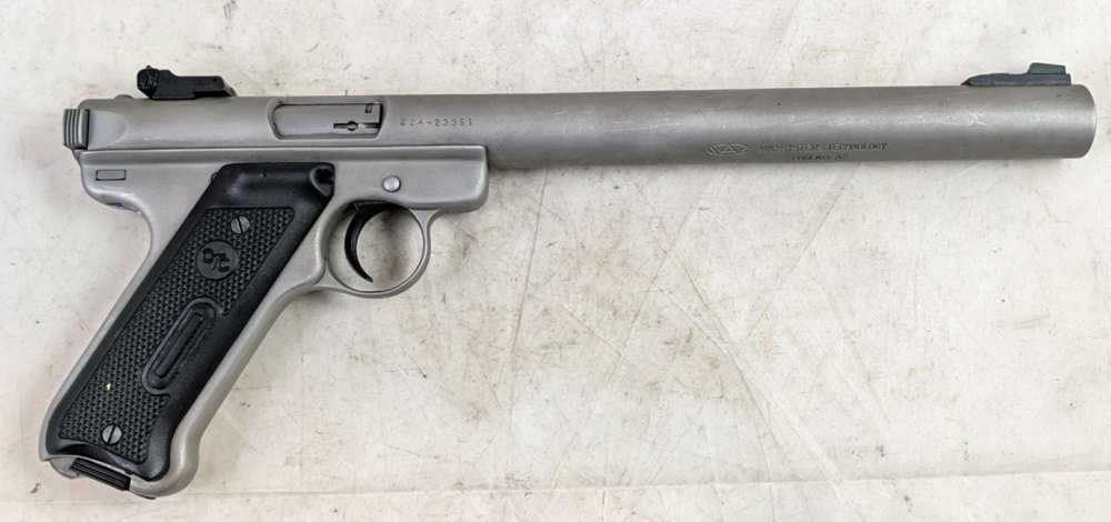 2000 AWC Amphibian S Ruger Mark II Integral 22LR Supressed Pistol CTC Grips-img-3