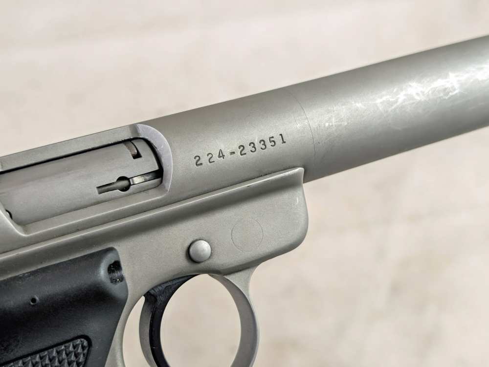 2000 AWC Amphibian S Ruger Mark II Integral 22LR Supressed Pistol CTC Grips-img-6