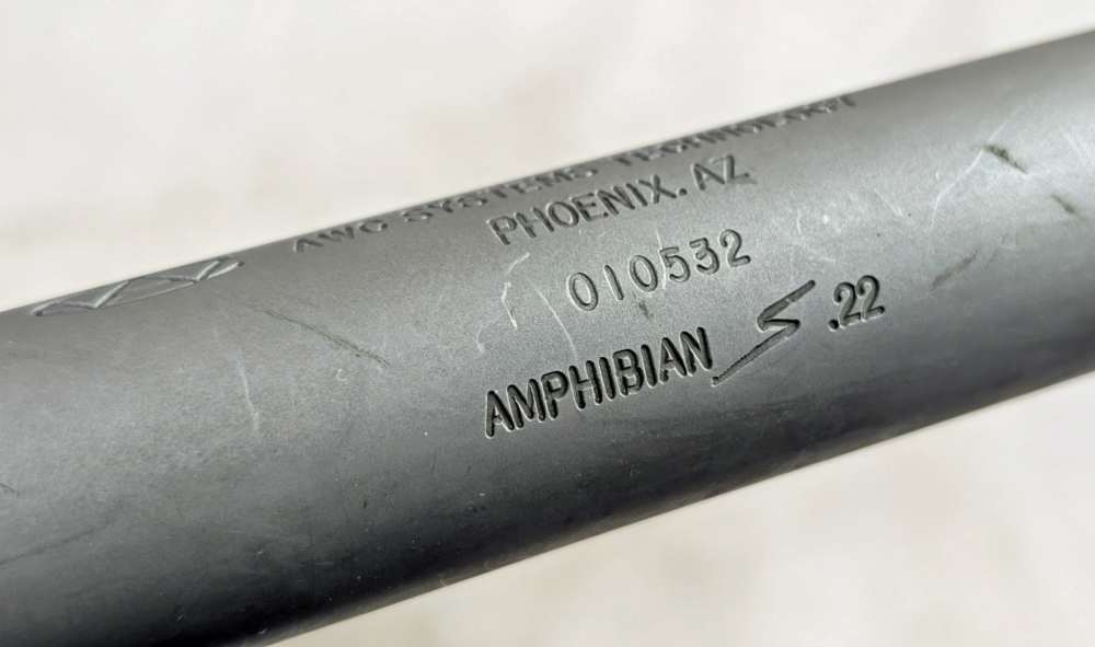 2000 AWC Amphibian S Ruger Mark II Integral 22LR Supressed Pistol CTC Grips-img-11
