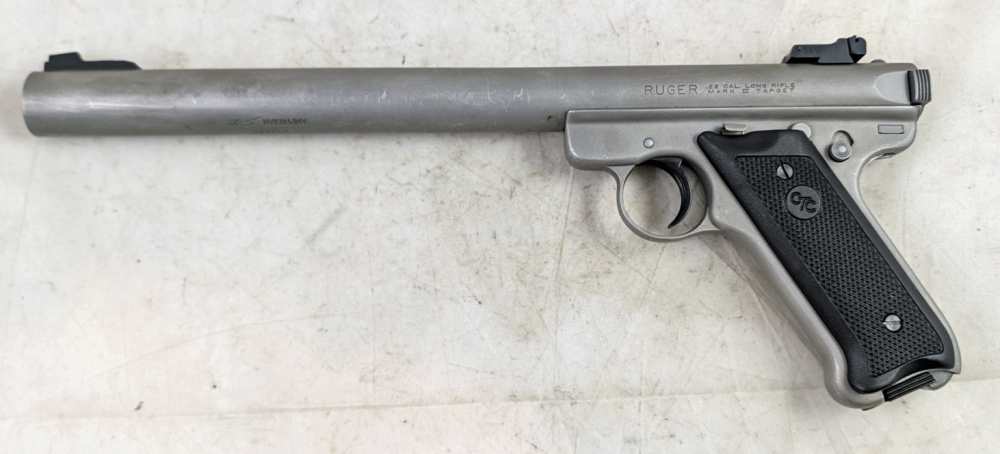 2000 AWC Amphibian S Ruger Mark II Integral 22LR Supressed Pistol CTC Grips-img-2