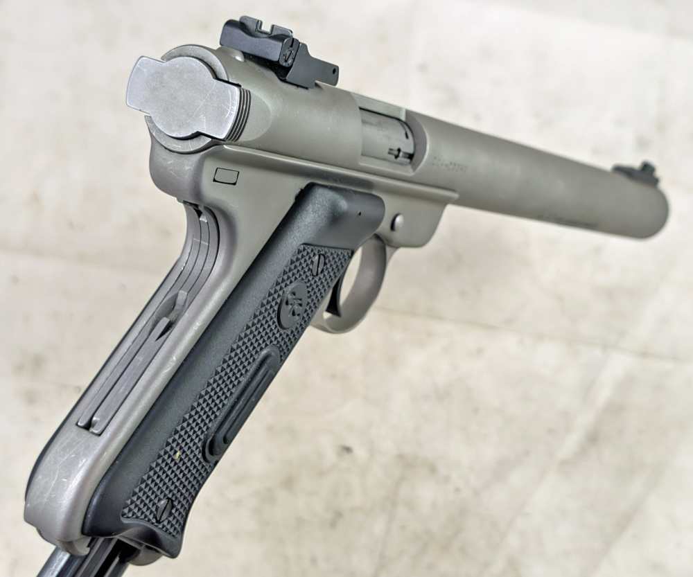 2000 AWC Amphibian S Ruger Mark II Integral 22LR Supressed Pistol CTC Grips-img-7