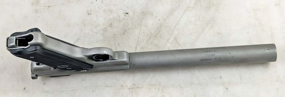 2000 AWC Amphibian S Ruger Mark II Integral 22LR Supressed Pistol CTC Grips-img-12