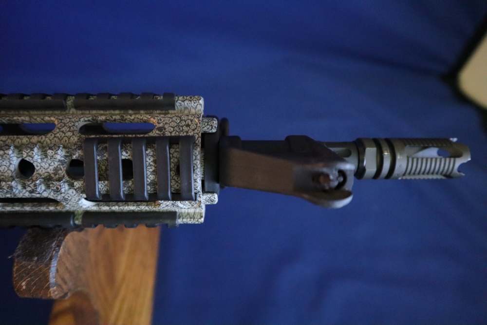 Bushmaster xm15 e2s snake skin factory finish in 98% minty condition -img-15