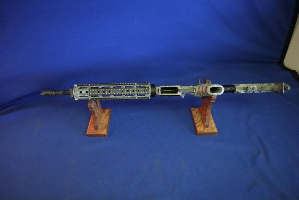 Bushmaster xm15 e2s snake skin factory finish in 98% minty condition -img-29
