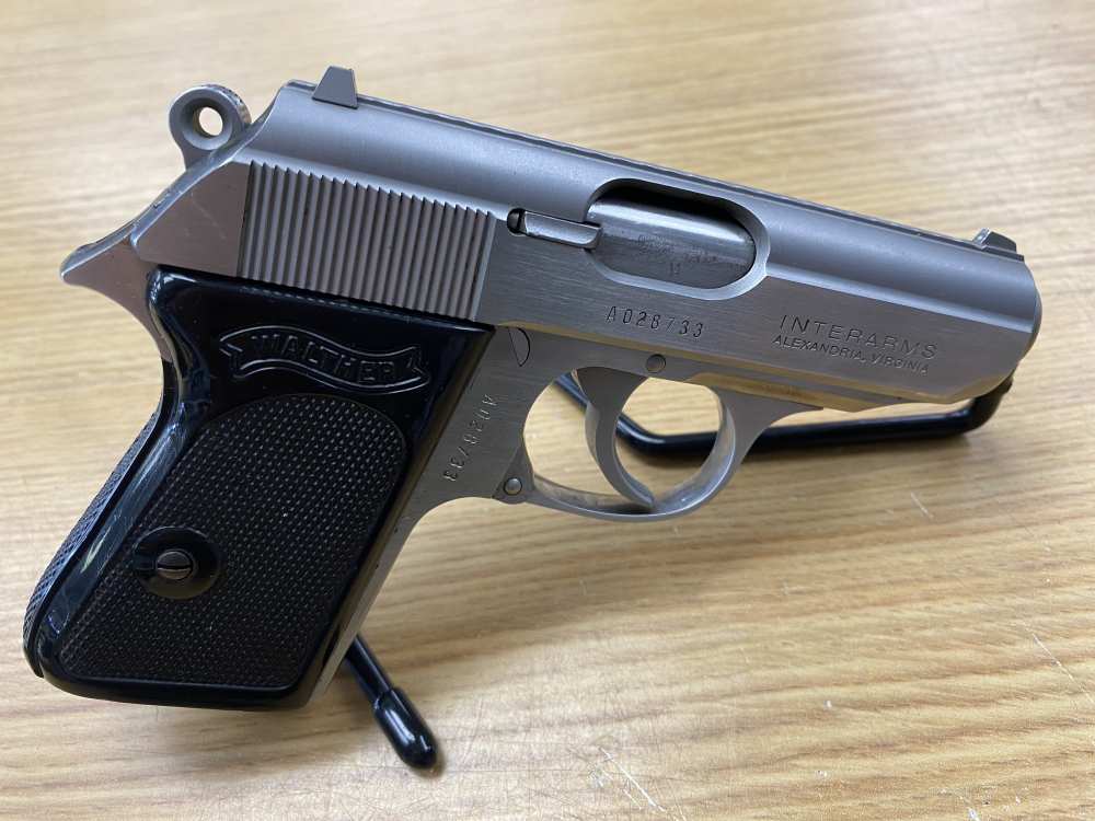 Walther PPK .380 ACP Stainless Interarms 1 Magazine + Leather Holster-img-6