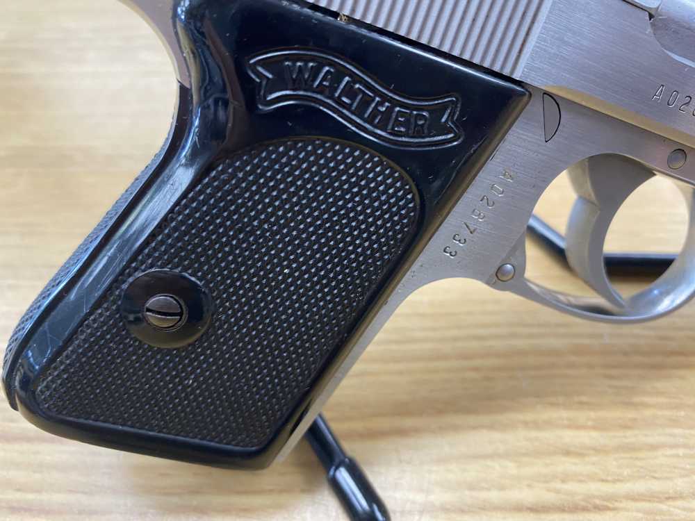 Walther PPK .380 ACP Stainless Interarms 1 Magazine + Leather Holster-img-4