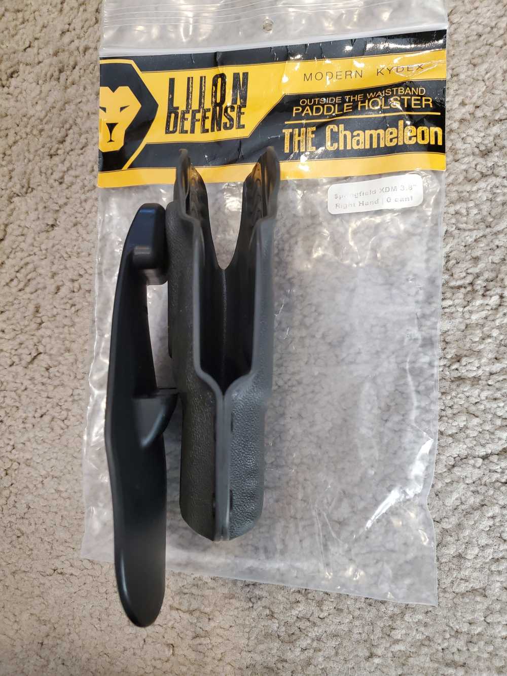 Liion Defense Chameleon OWB Kydex holster for Springfield Armory 3.8"-img-4