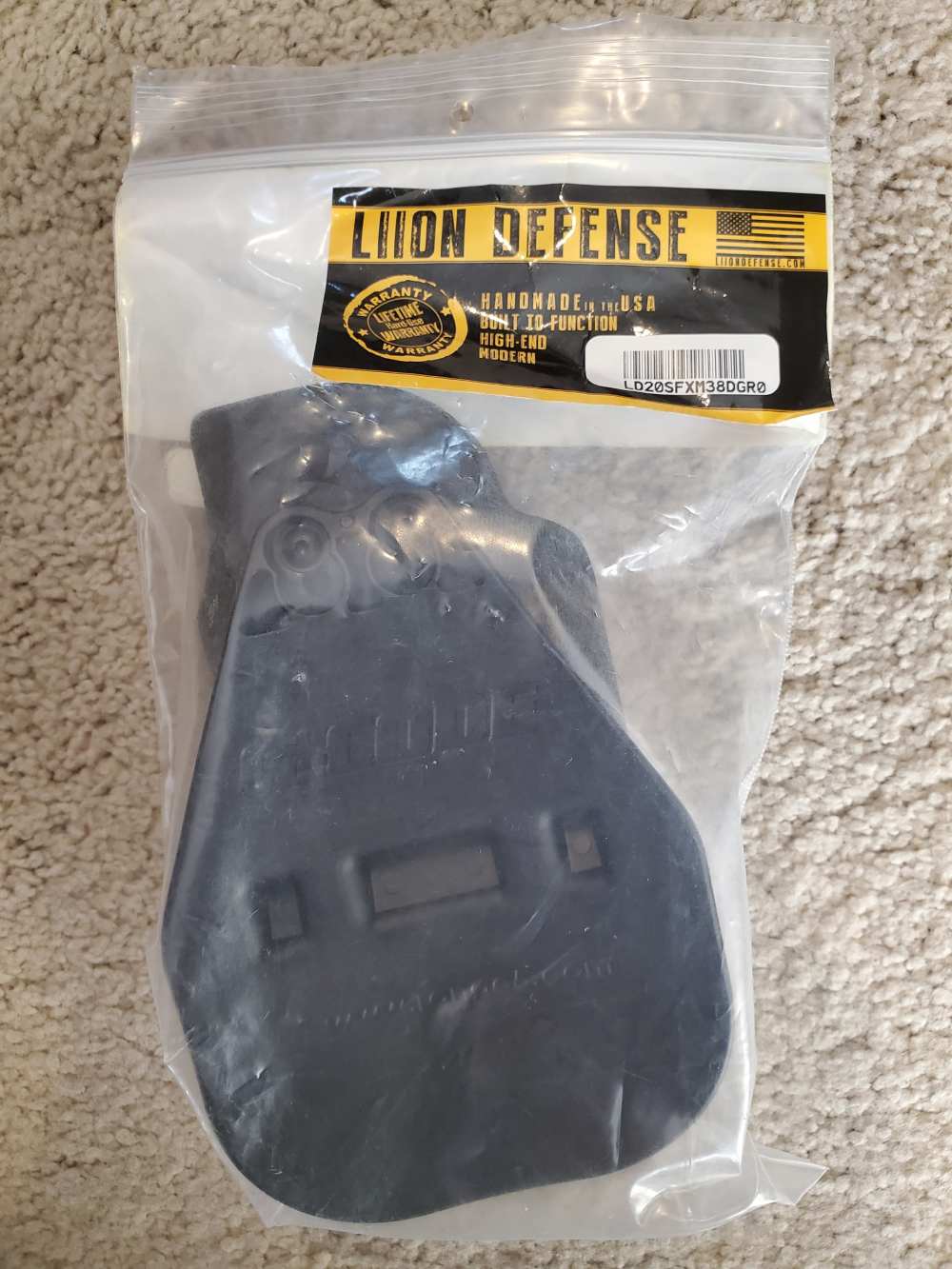 Liion Defense Chameleon OWB Kydex holster for Springfield Armory 3.8"-img-1