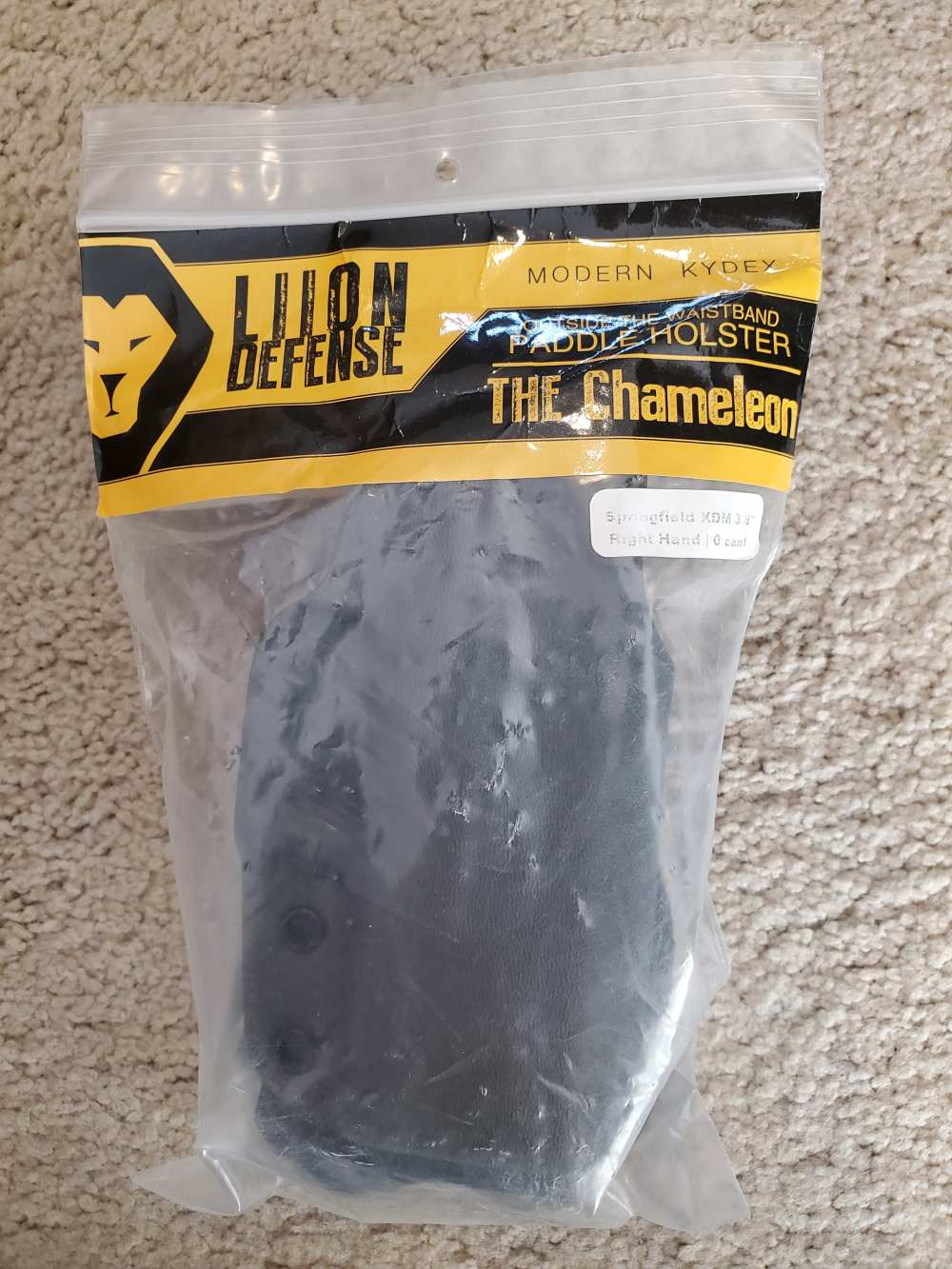 Liion Defense Chameleon OWB Kydex holster for Springfield Armory 3.8"-img-2