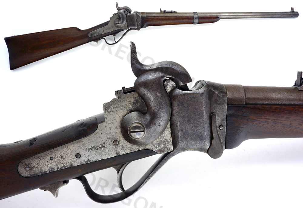 SHARPS NEW MODEL 1863 CARBINE .52 CALANTIQUE MFG 1864 NO FFL SN# 935888-img-1