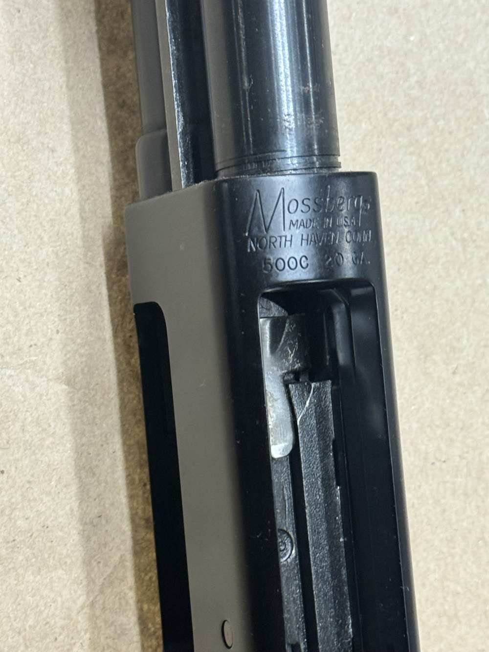 Mossberg 500C 20 ga Pump Shotgin GOLD TRIGGER 26" barrel -img-16