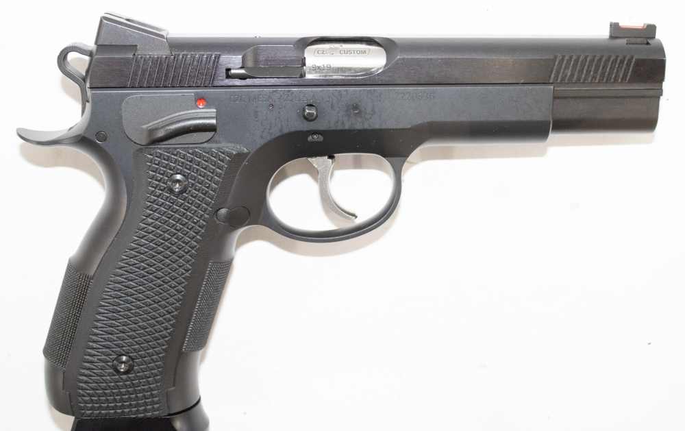 CZ-USA CZ Custom A01-SD 9mm 4.93" 91732 Matte Black MFG 2019-img-3