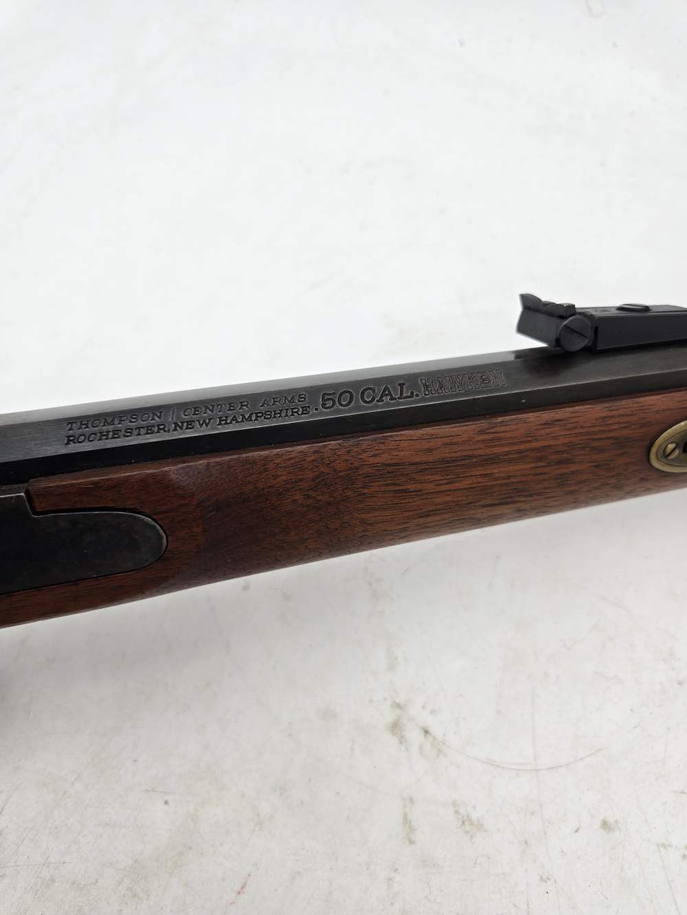 Thompson Center Hawken Rifle 50 Cal Muzzleloader Brass Trim-img-17