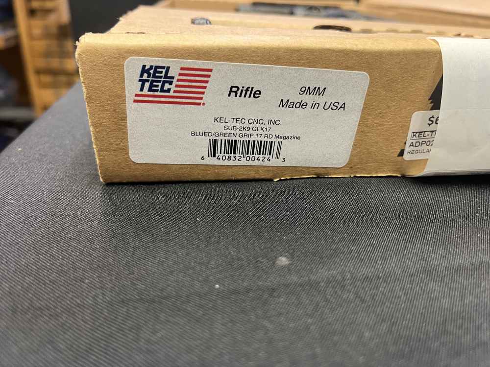 Keltec Sub 2000 Gen 2 OD Green 9mm 16" bbl Glk Mags 17+1 New-img-1