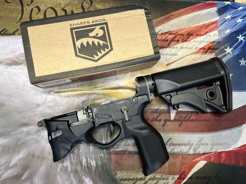 LOWER RECEIVER (Multi) Sharps Bros AR15 Over Throw -CWRAY-img-15