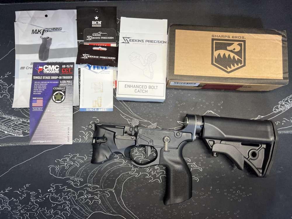 LOWER RECEIVER (Multi) Sharps Bros AR15 Over Throw -CWRAY-img-40