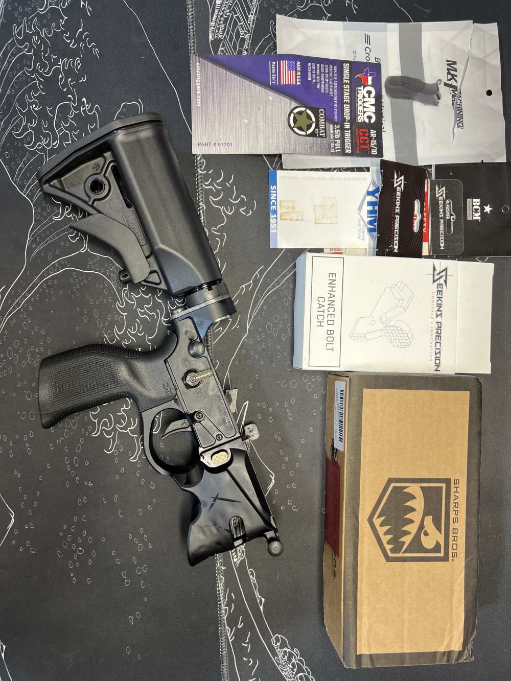 LOWER RECEIVER (Multi) Sharps Bros AR15 Over Throw -CWRAY-img-39