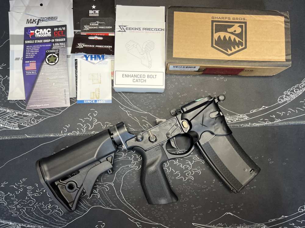 LOWER RECEIVER (Multi) Sharps Bros AR15 Over Throw -CWRAY-img-35