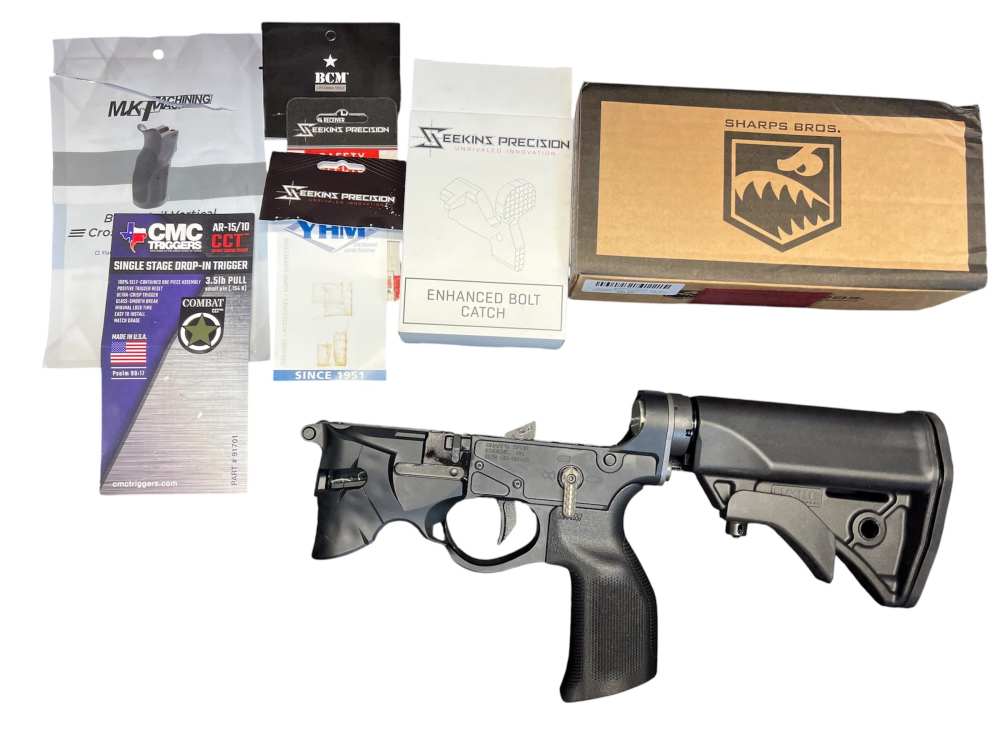 LOWER RECEIVER (Multi) Sharps Bros AR15 Over Throw -CWRAY-img-2