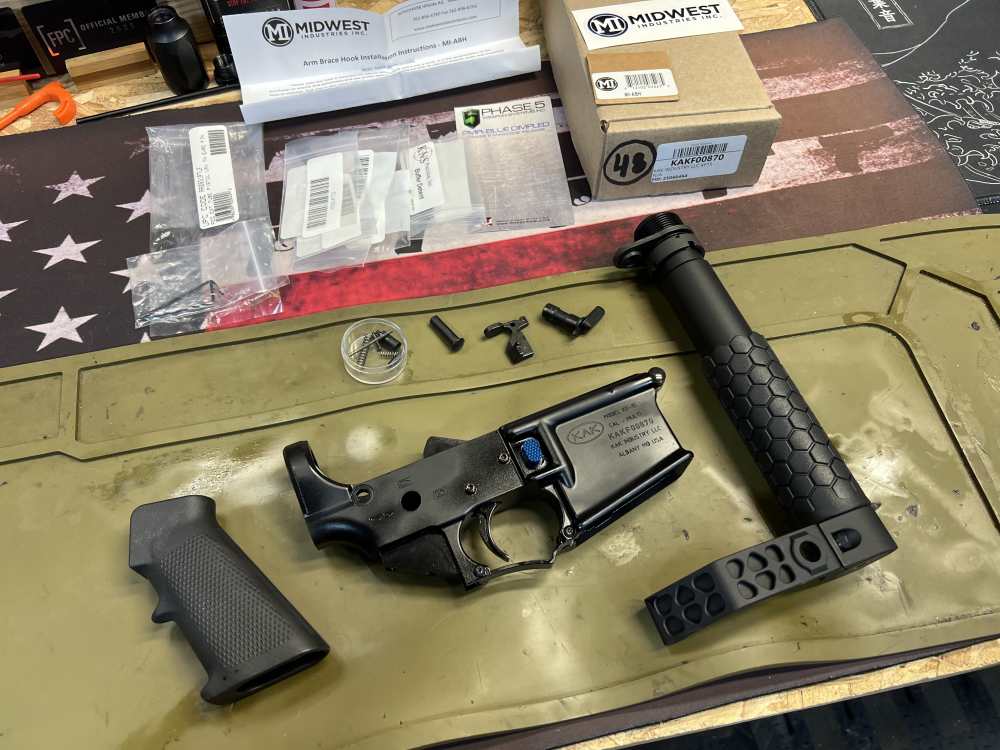 LOWER RECEIVER (Multi) KF-15 KAK Complete Lower AR15 Pistol -CWRAY-img-15