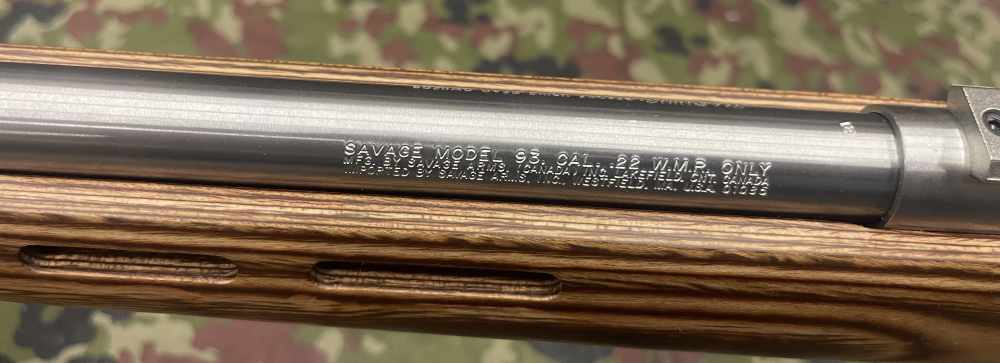 Savage Model 93 BTVSS 22 Magnum with box-img-14