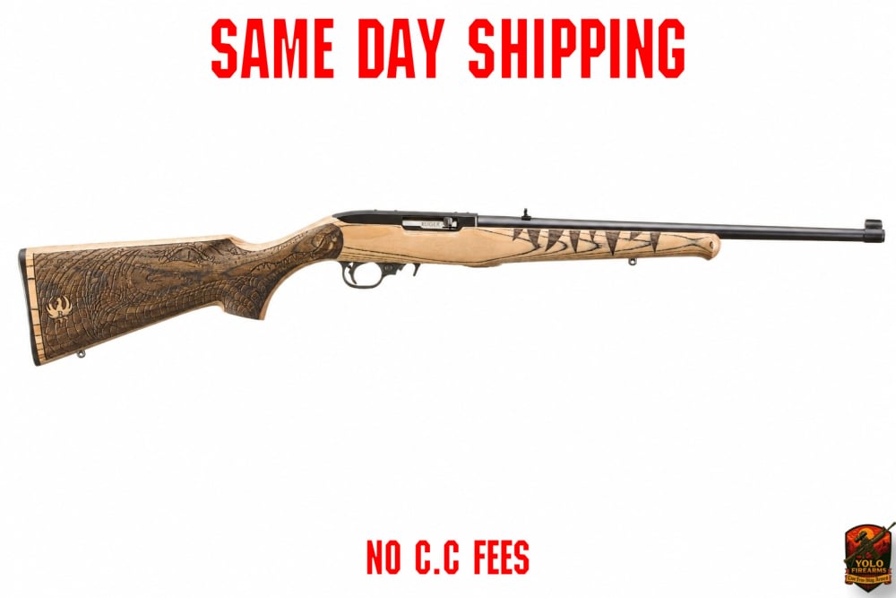 Ruger 10/22 Gator Engraved TALO Exclusive, 18.5",  .22 LR Rifle, 10RD-img-0