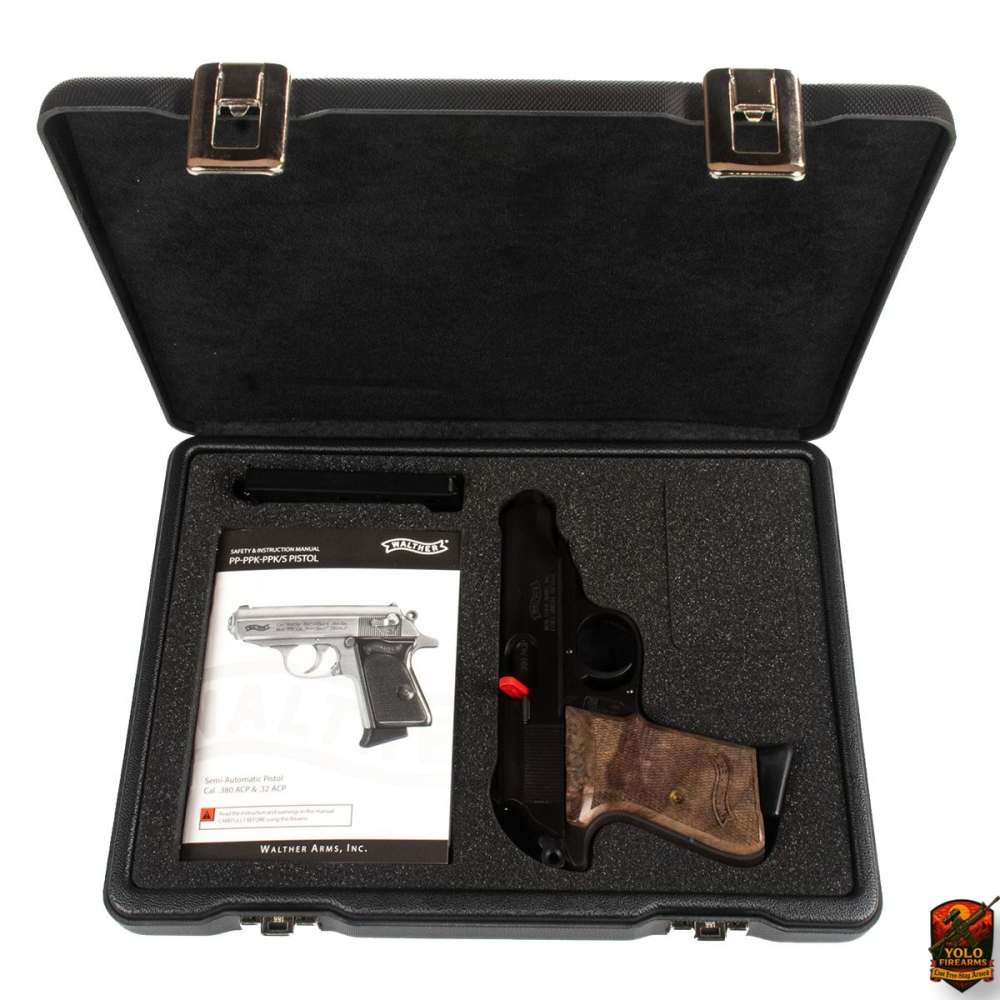 Walther PP Walnut .380 ACP 3.90", Semi-Auto Pistol, 7RD-img-3