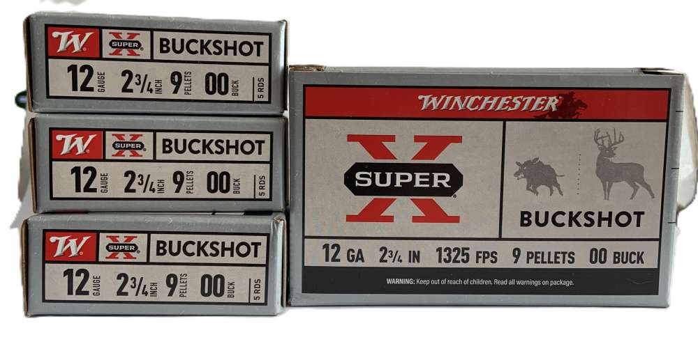 Winchester Super X, 12 Gauge, 00 Buckshot, 9 pellets, 2.75 inch, 5rds. -img-0