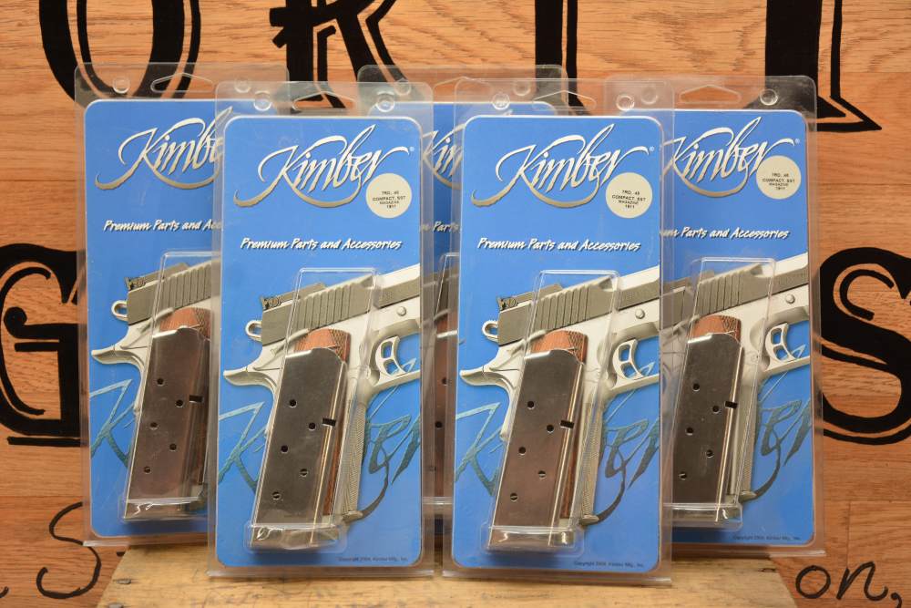 Kimber 7 rd compact magazine. NIB.  45 acp.  5 magazines-img-0