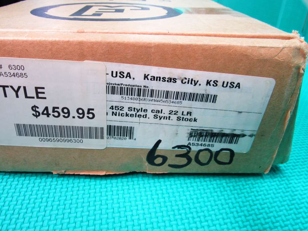 Rare CZ USA Model 452 Style Nickel 22” Bolt Action w/ Factory Box Nice!! -img-5