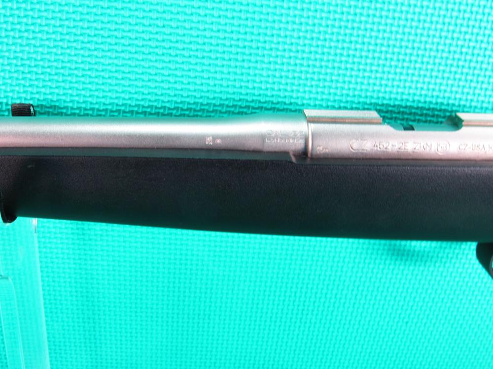 Rare CZ USA Model 452 Style Nickel 22” Bolt Action w/ Factory Box Nice!! -img-21
