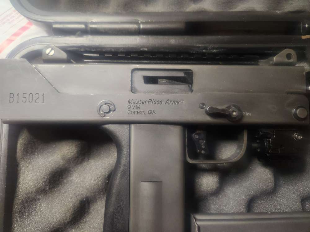 early MPA Masterpiece Arms Defender 9mm SIDE CHARGING HANDLE MAC 10 mpa30-img-1