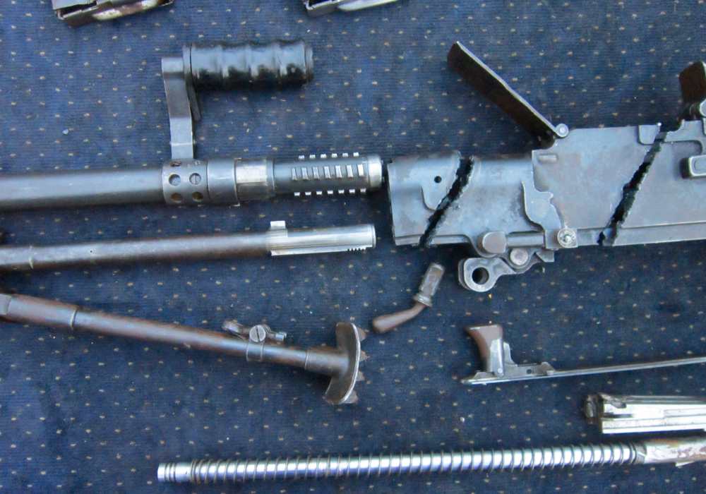 WW2 Vickers Berthier LMG parts kit, good barrel, bipod, mags,payments avail-img-18