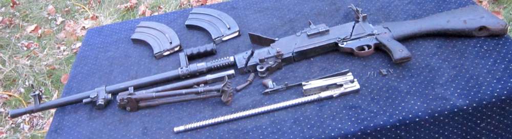 WW2 Vickers Berthier LMG parts kit, good barrel, bipod, mags,payments avail-img-11