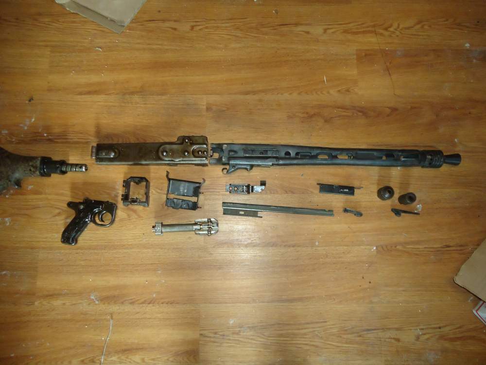 mg42/m53 parts kit excellent with long cut shroud bakelite stock-img-0