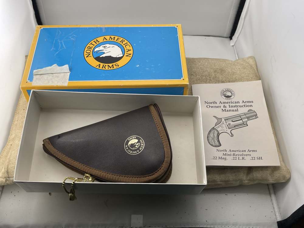North American Arms NAA-22 Box, Owners Manual & Pouch-img-0