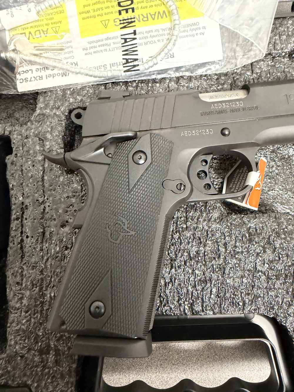 Taurus 1911 Pistol 1191101FS, 45 ACP, 5 in, Black Grip-img-4