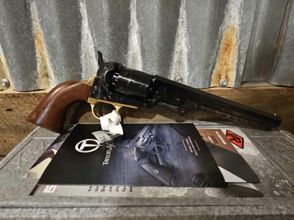Taylor's & Co. 1851 Navy Steel Frame .44 Revolver - NIB-img-4