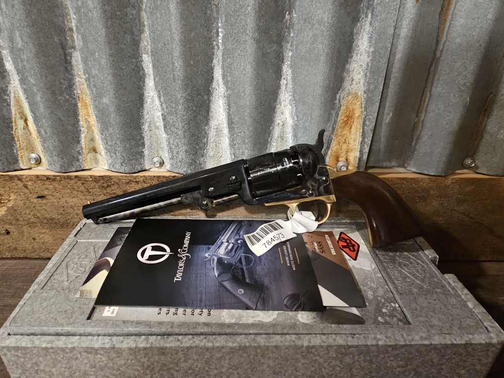 Taylor's & Co. 1851 Navy Steel Frame .44 Revolver - NIB-img-2