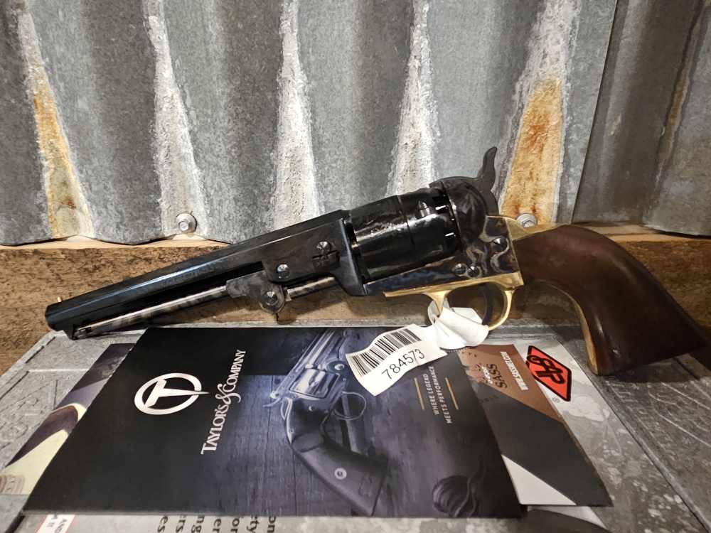 Taylor's & Co. 1851 Navy Steel Frame .44 Revolver - NIB-img-3