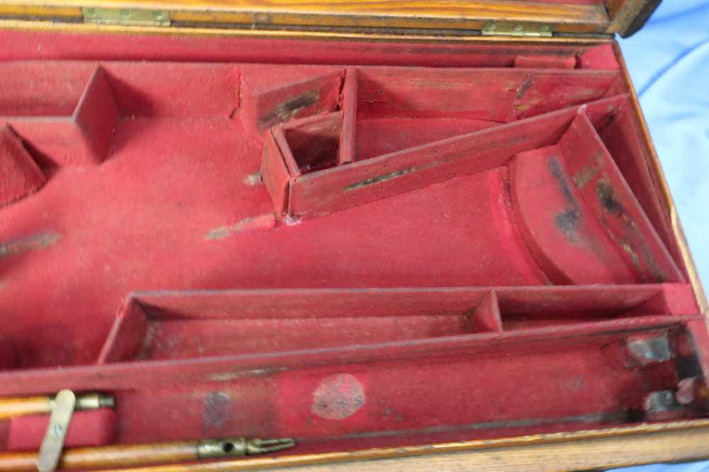 James Purdey & Sons Two Gun Leather Case Antique-img-9