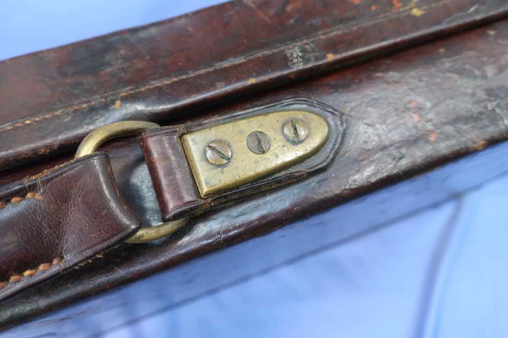 James Purdey & Sons Two Gun Leather Case Antique-img-15