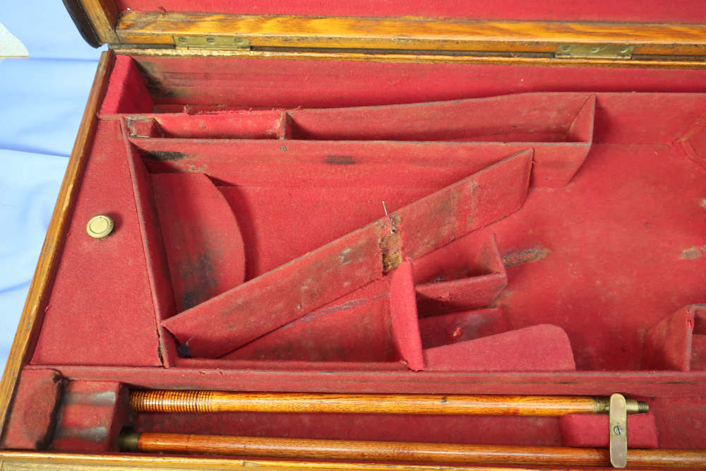James Purdey & Sons Two Gun Leather Case Antique-img-8