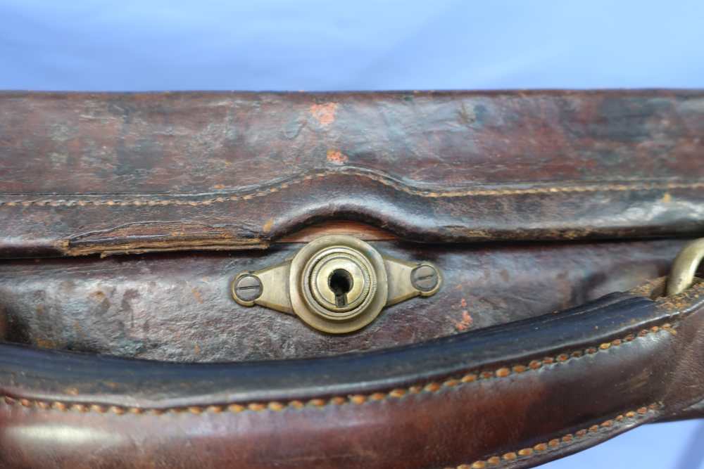 James Purdey & Sons Two Gun Leather Case Antique-img-14